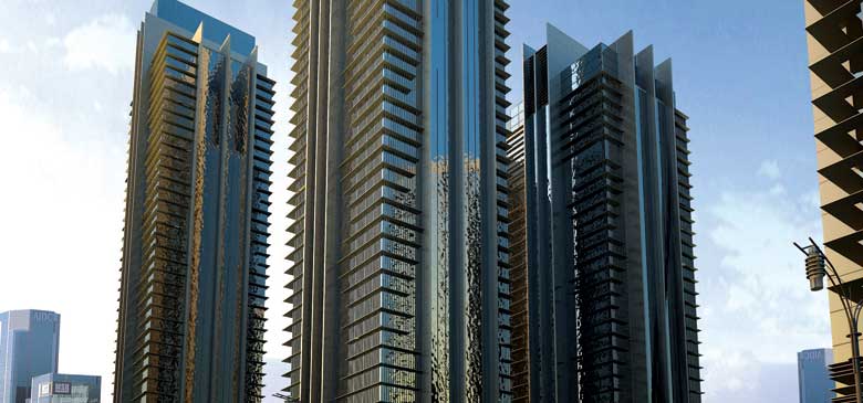 commercial residential tower architecture abu dhabi